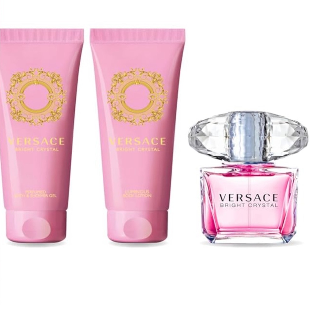 ❤️🔥Versace DEAL bright crystal perfume 4 piece set NEW 💥 - Picture 4 of 11